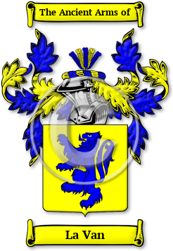 La Van Family Crest Download (jpg) Legacy Series - 150 DPI